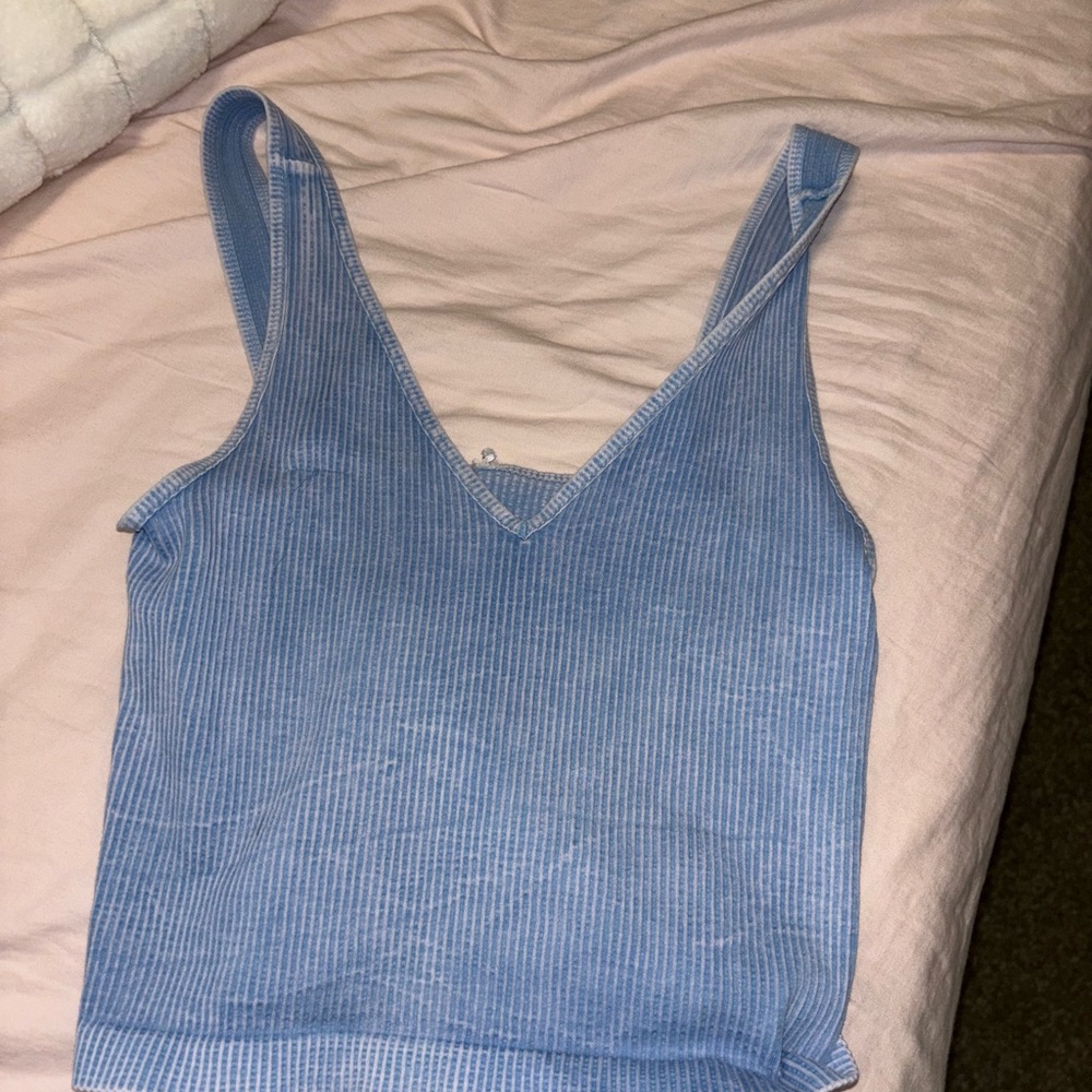 ribbed quiet storm tank top